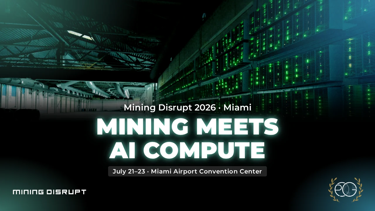 Mining Disrupt 2026 in Miami: Dates, Agenda, What to Expect